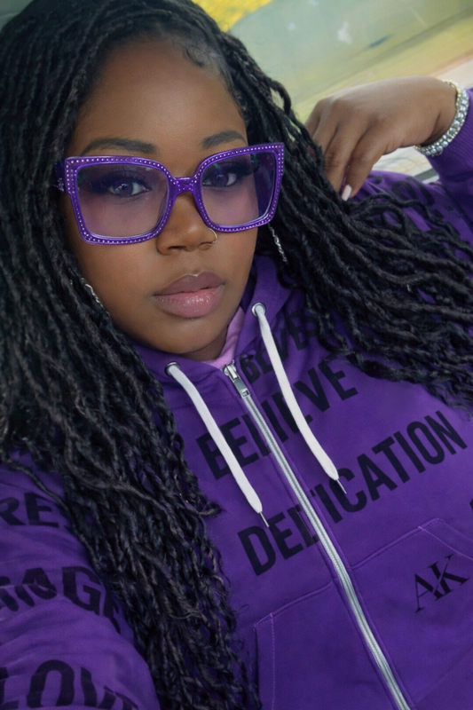 Akiyle - Purple Encouraging Hoodie